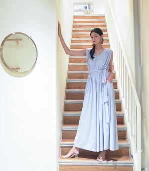 Bastide Wide-Leg Jumpsuit (Sky)