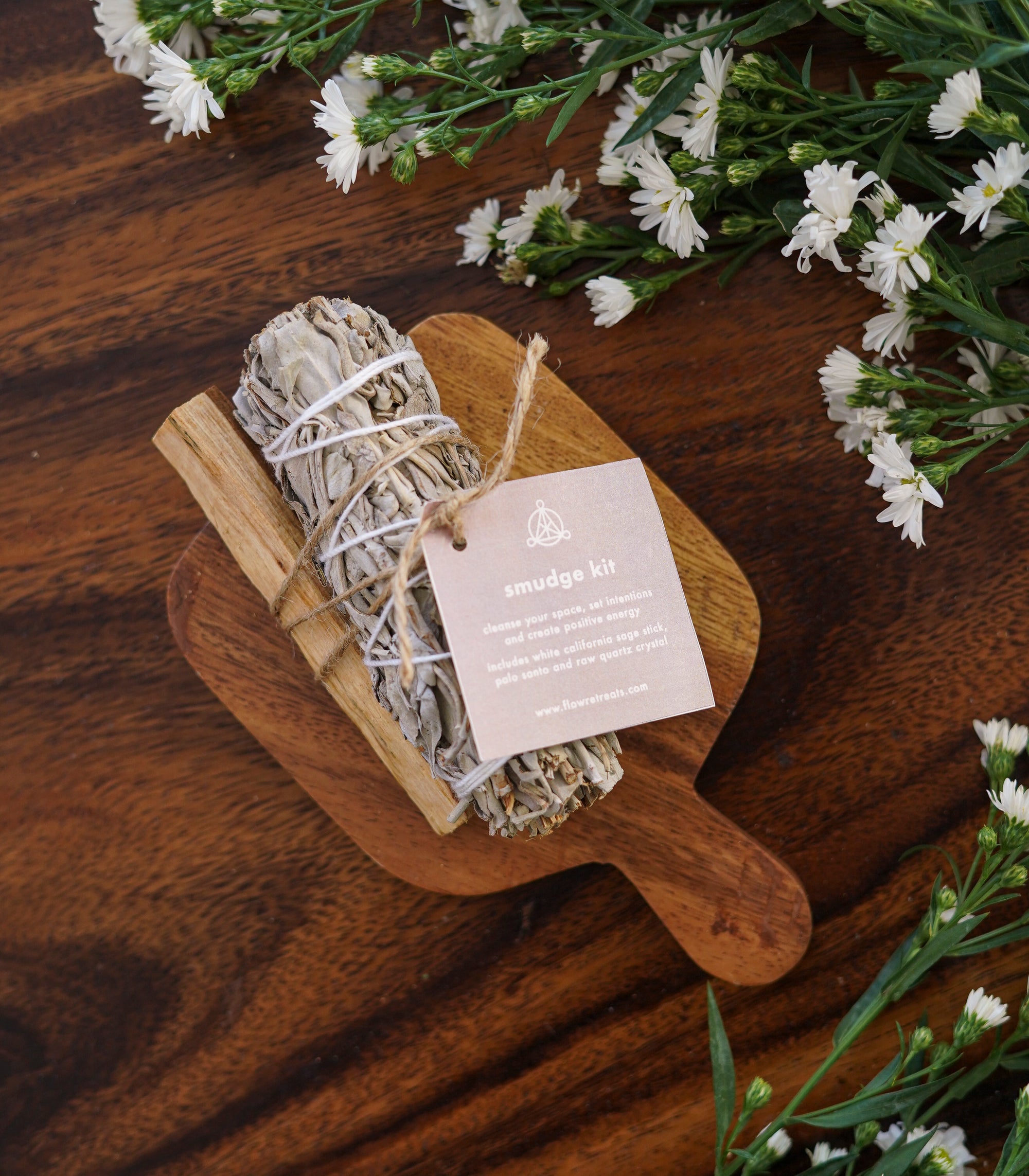 Sage & Palo Santo Smudge Kit