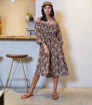 Florence Fling Amber Off-Shoulder Dress