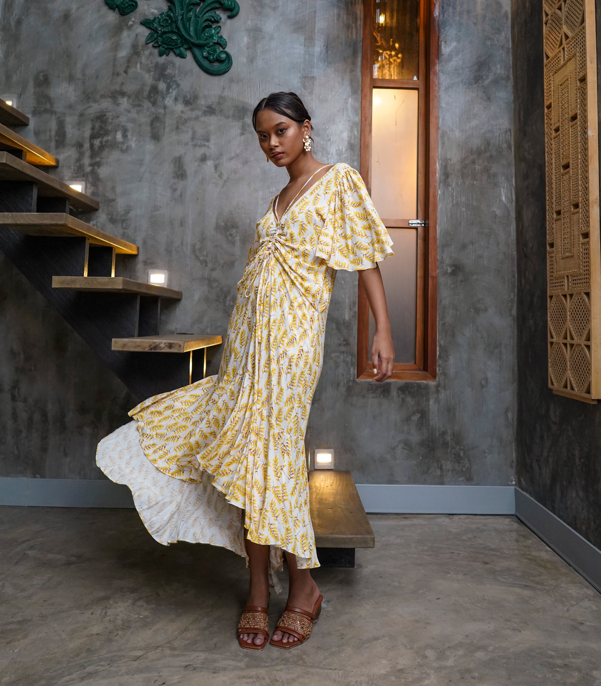 Marana Tha Louella Strappy Flared Dress - Seek The Uniq Marana Tha Louella Strappy Flared Dress - Seek The Uniq