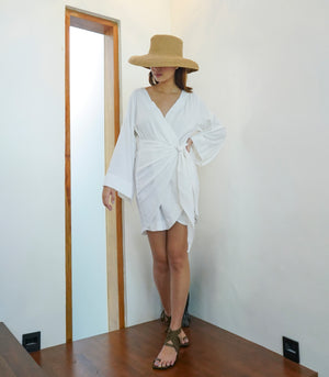 Bellissima Kimono Dress    White