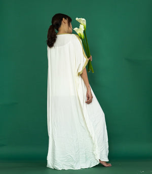 Chaima  Kaftan         White