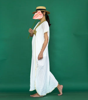 Nahla Kaftan         White