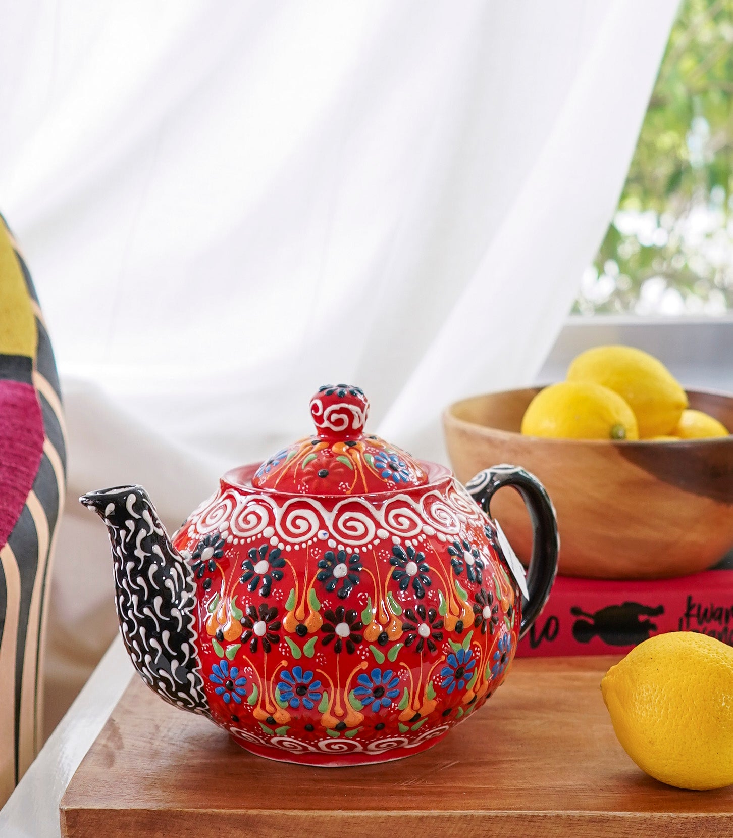 Handpainted teapot