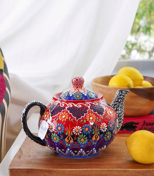 Handpainted teapot
