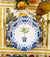 Alhambra  Dinner and Salad Plate Set of 2   Blue and White