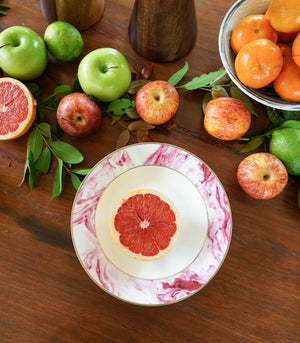 Calista Deep / Soup Plate       Pink