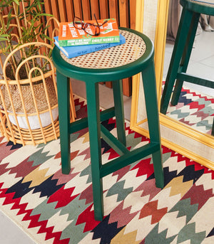 Solihiya Bar Stool            Moss Green