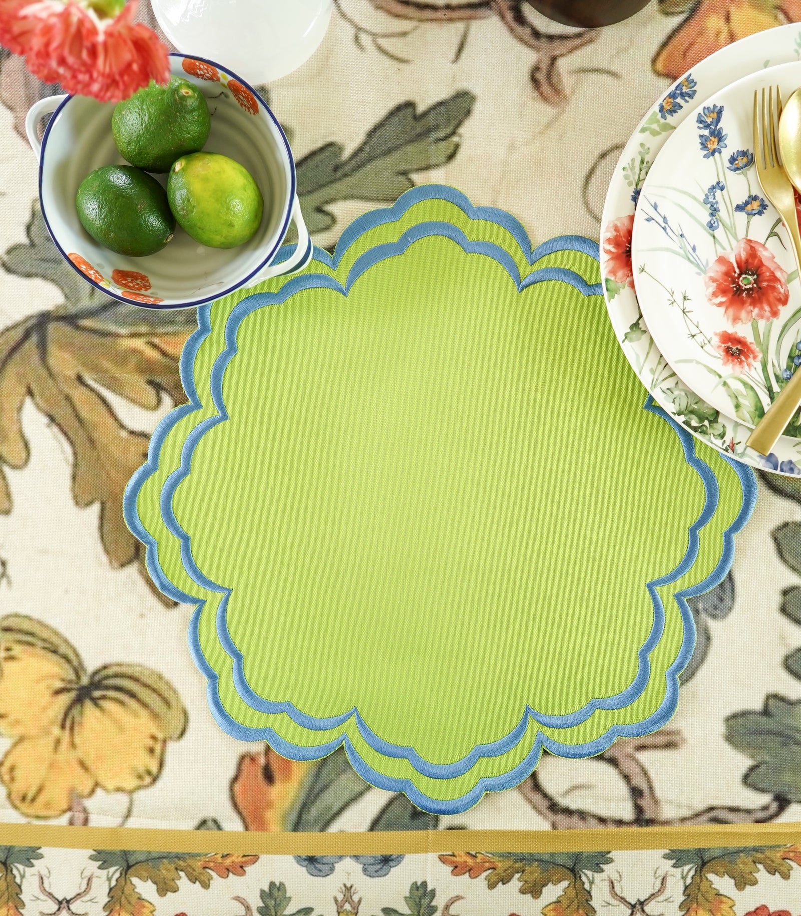 Olene  Embroidered Placemat