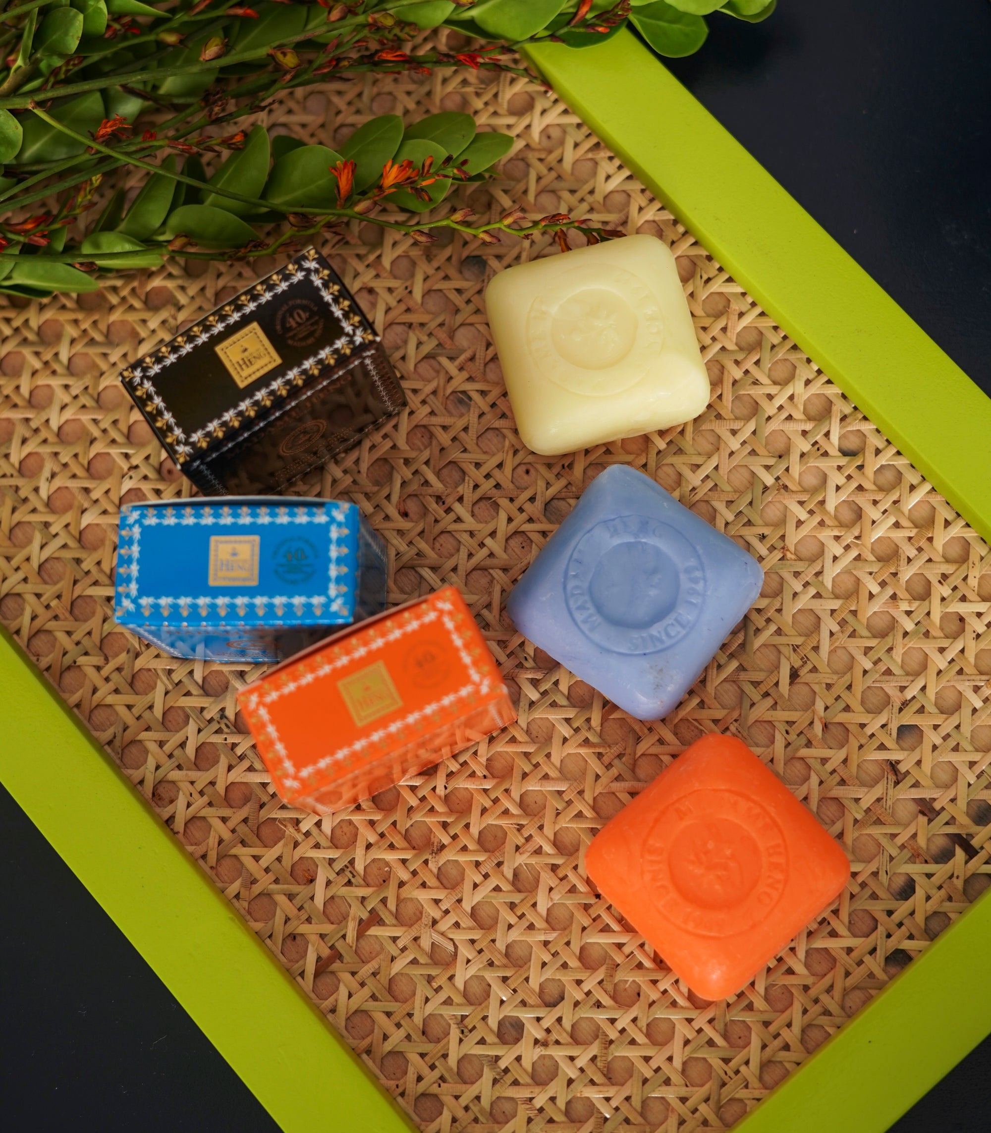 Madame Heng Natural Balance Flourish Cologne Soap Set of 6