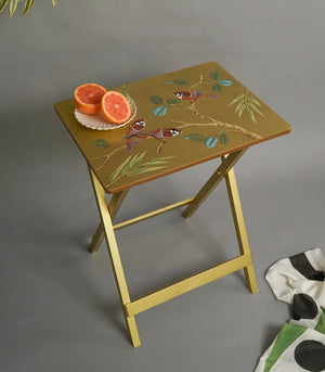 Foldable Tray Table -      Maya on Gold