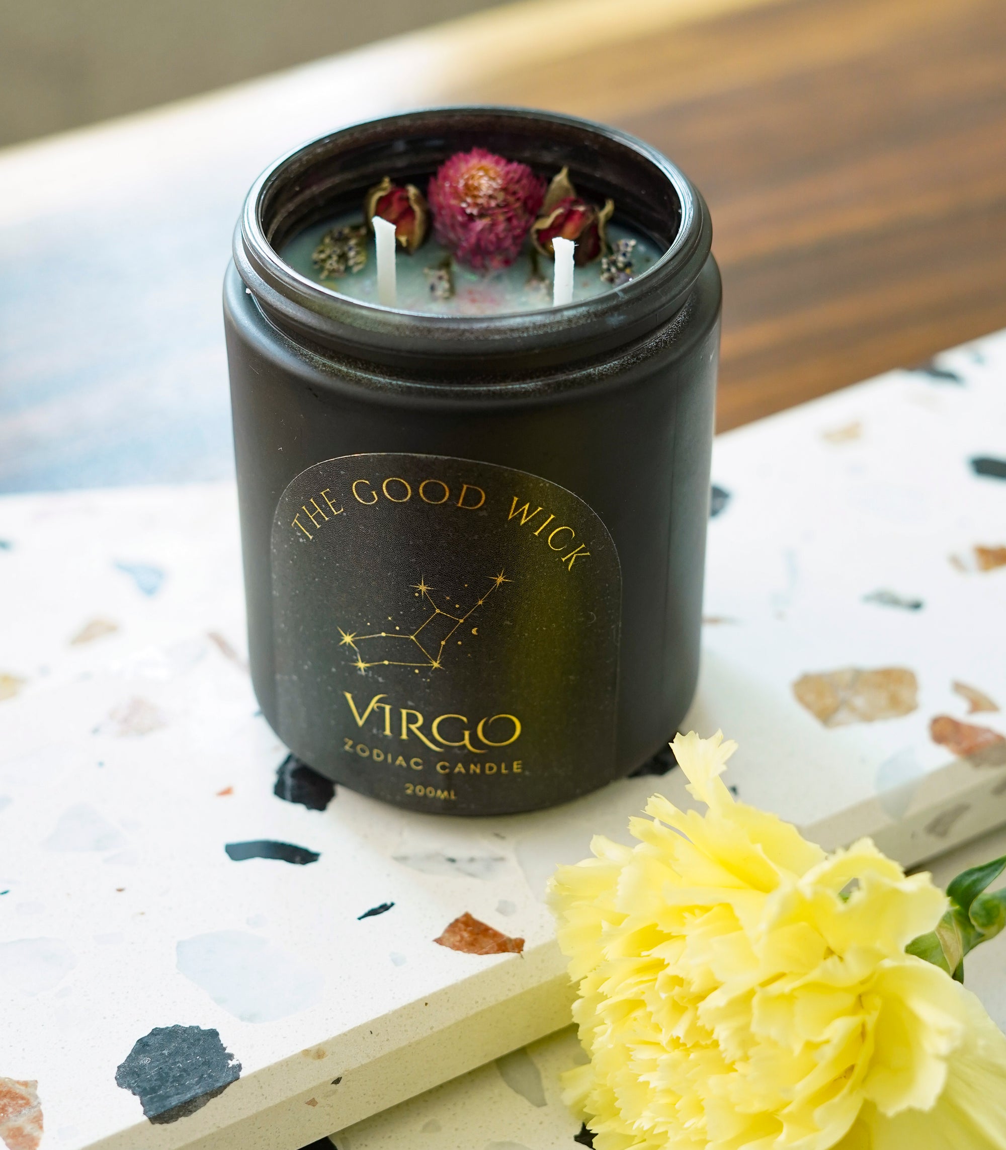Zodiac (Virgo) Crystal Infused  Candle