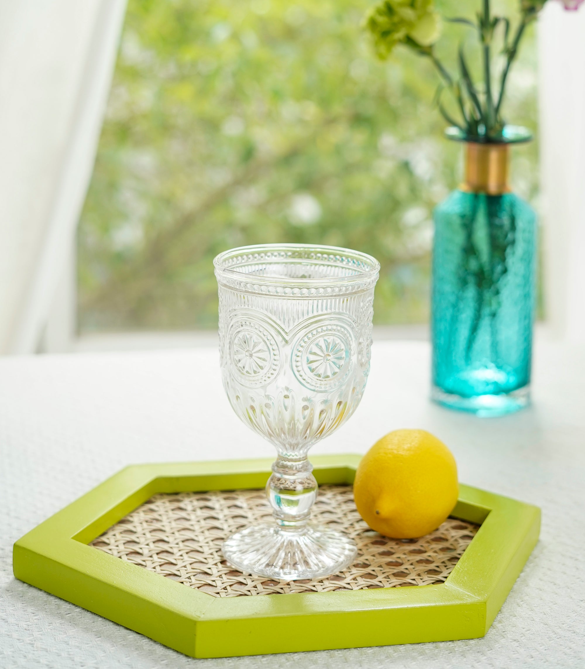 Malta Short Stem Goblet - set of 2 (Snow)