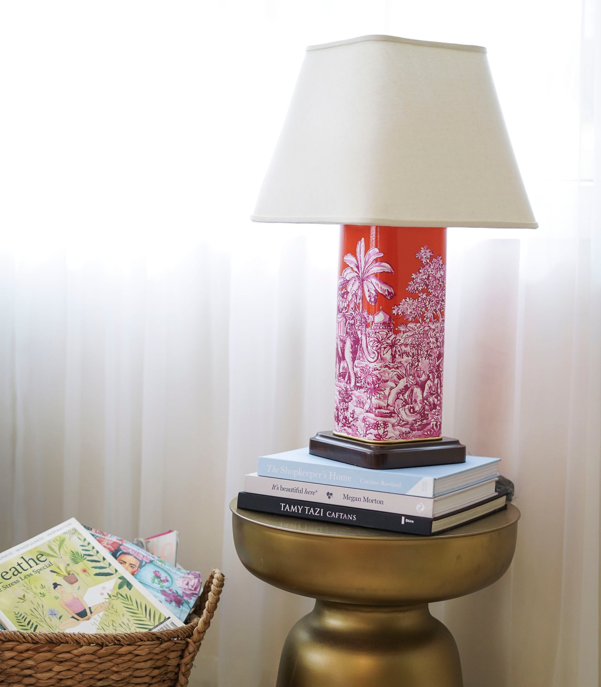 Lampu - Pink & Orange Elephant