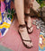 Hera Cross-Tie  Sandals   Russet