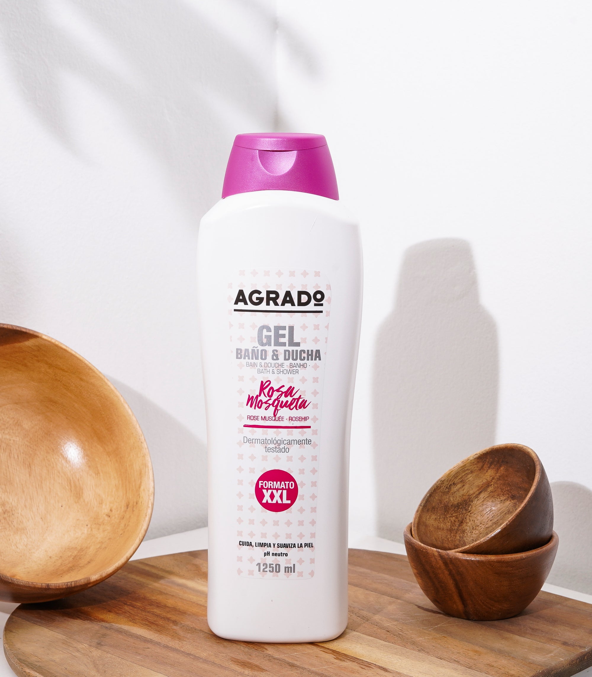 Agrado Bath and Shower Gel - Rosehip 1250 ml