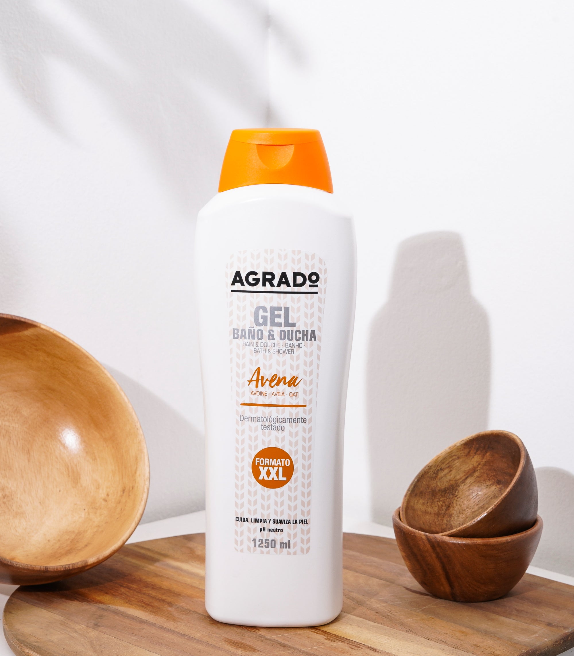 Agrado Bath and Shower Gel - Oat 1250 ml