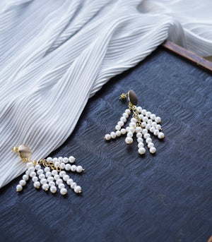 Chianti Earrings Pearl Tassel Earrings