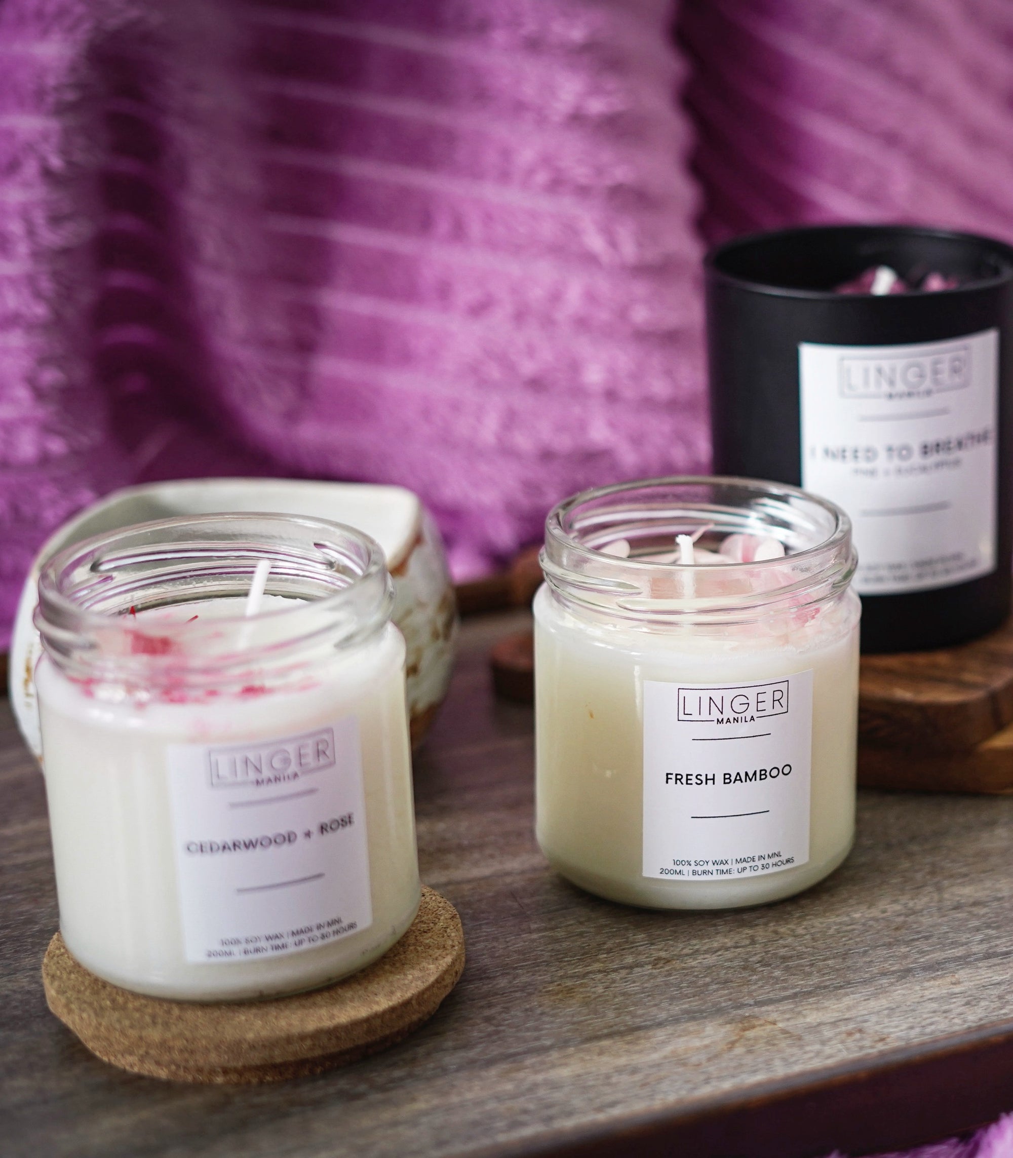 Linger Classic Candle (4 scents) - 200ml