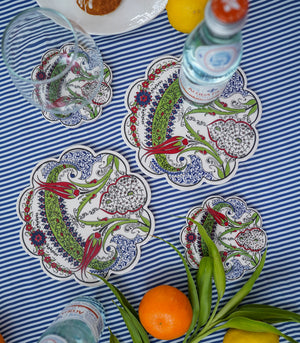 Scalloped Coaster and Trivet Set-  7 designs