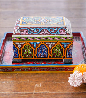 Tazouakt Trinket  Box - Flat top