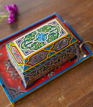 Tazouakt Trinket  Box - Flat top
