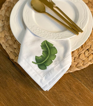 Salveta Table Napkins set of 4 - Banana Leaf