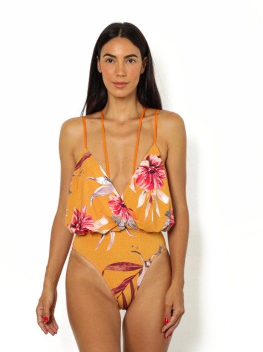 Agua Brazilian Indigo Maillot (Orquidea)