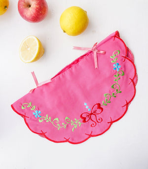 Scalloped Floral Tissue Box Holder (Oval) - 10 variants
