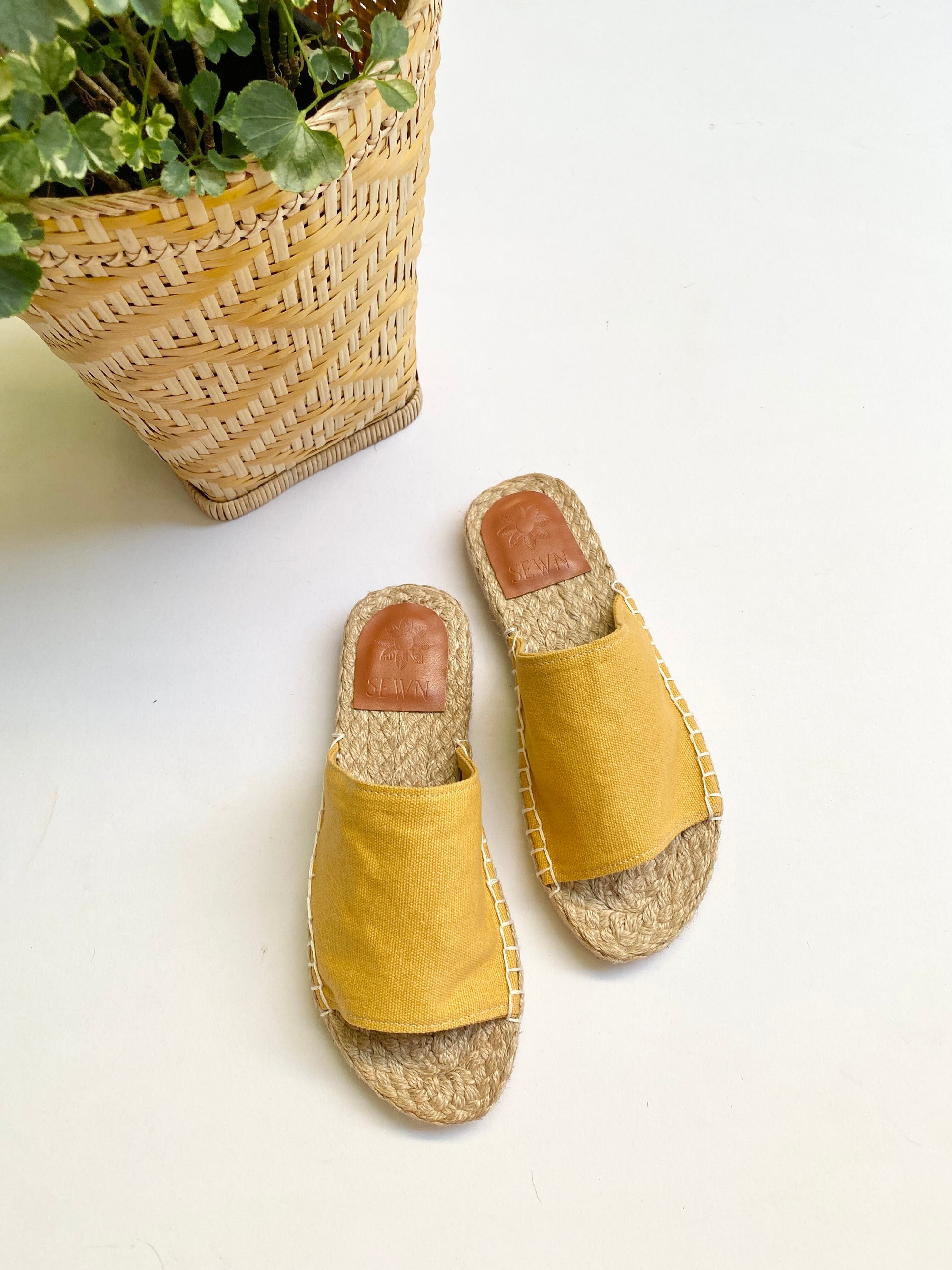 Sewn Sandals Sol ( Mustard)