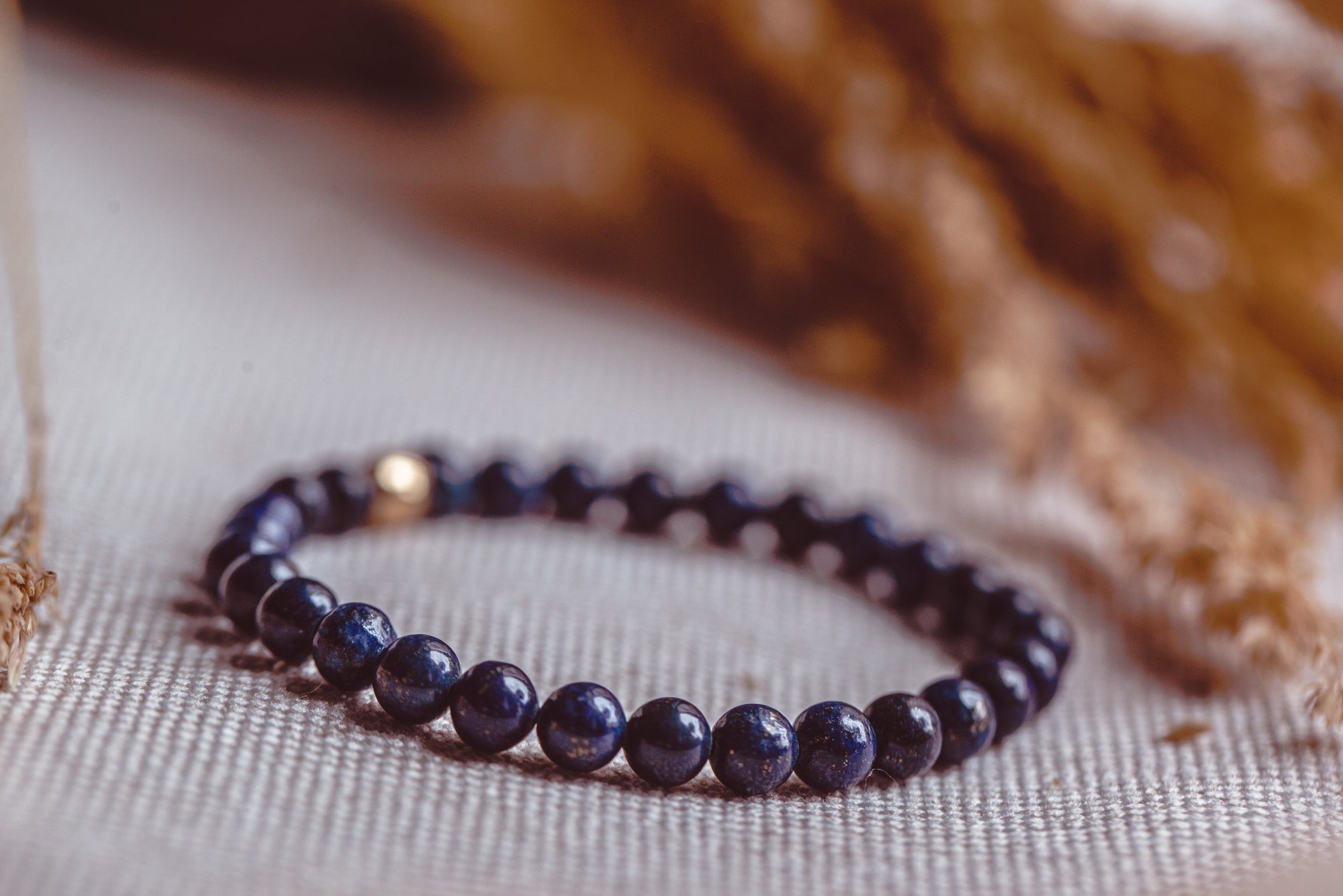 True Wisdom Bracelet with Lapiz Lazuli (unisex) TWIS-BU3