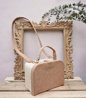 Maria Buri and Velvet Box Bag - Camel