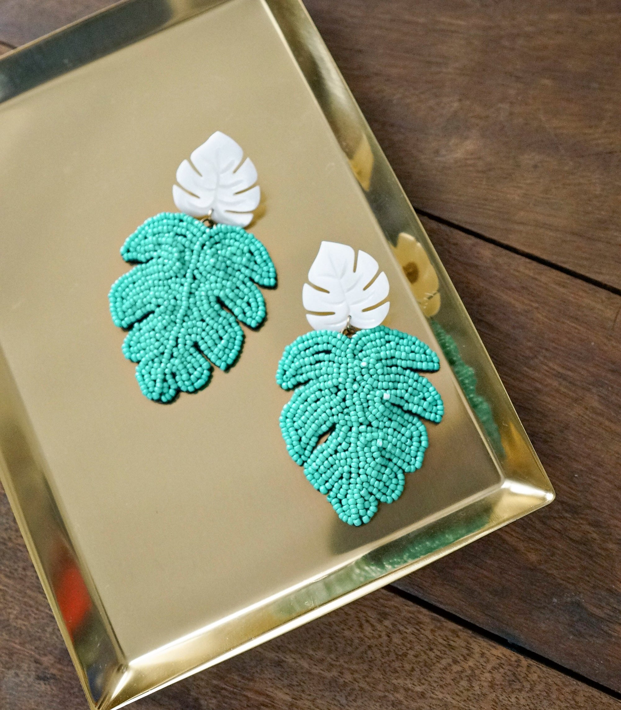 Earrings - Cancun Earrings-Teal