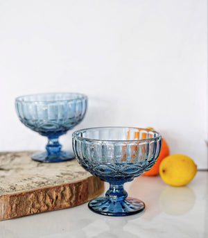Vino Embossed Ice Cream Cup -Set of 4 (340 ml)