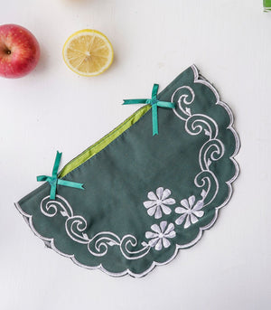 Scalloped Floral Tissue Box Holder (Oval) - 10 variants
