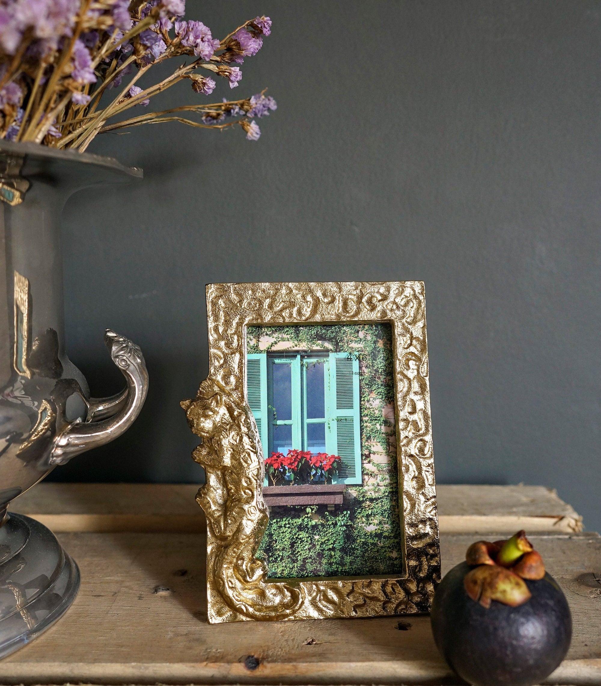 Gold Tropical Picture Frame - Leopard