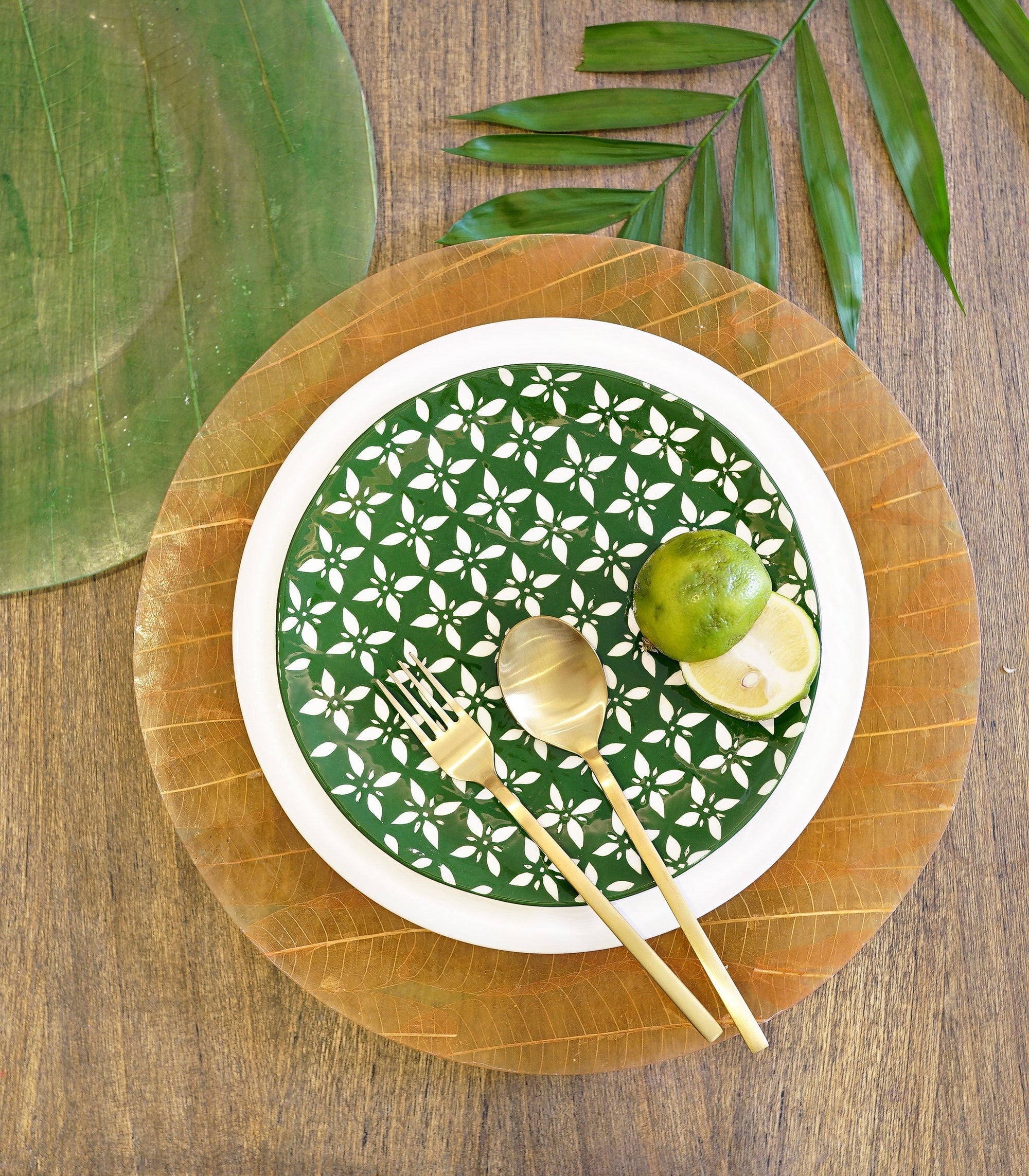 Plate Charger - Bauhinia Plate Charger