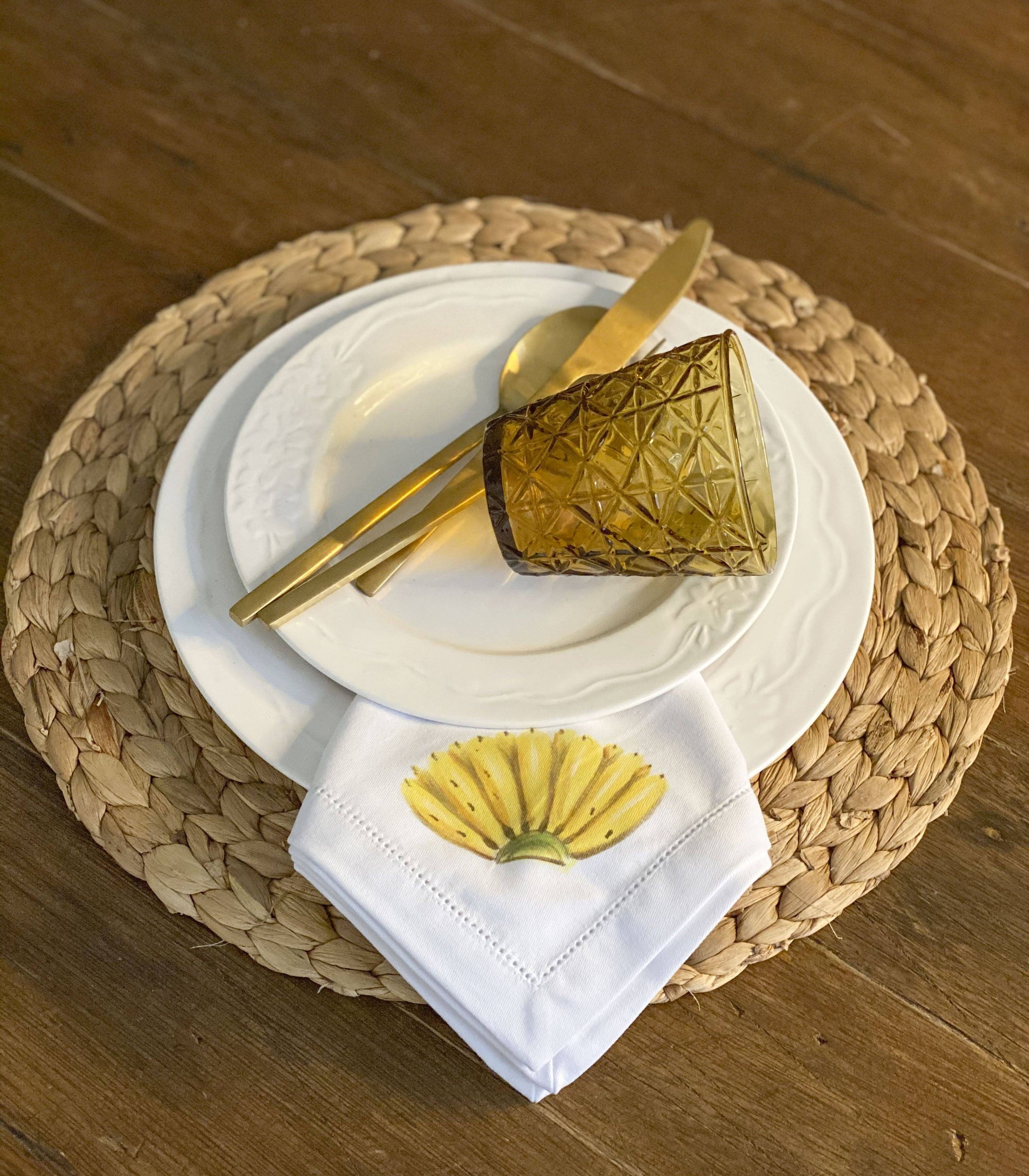 Table Napkins - Salveta Table Napkins Set Of 4 - Platano