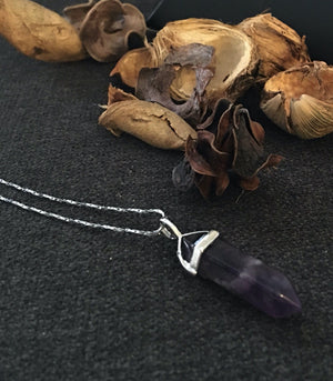The Crystal Shop - Soul Stone Necklace - Amethyst
